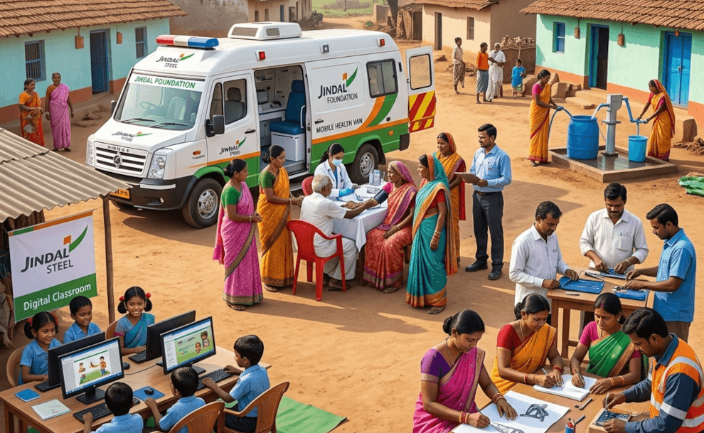 Jindal Steel CSR Drives Massive Change Across 3,800 Villages